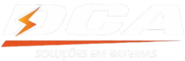 Logomarca DCA Baterias - Distribuidora em Natal